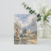 Stoke Poges Kerk (1834) John Constable Briefkaart (Staand voorkant)