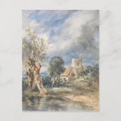 Stoke Poges Kerk (1834) John Constable Briefkaart (Voorkant)