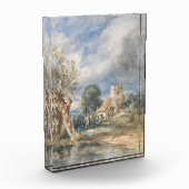 Stoke Poges Kerk (1834) John Constable Fotoblokken (Links)