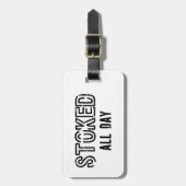 Stoked Bagagelabel (Voorkant verticaal)