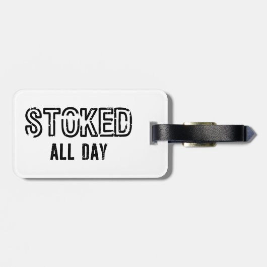 Stoked Bagagelabel (Achterkant horizontaal)