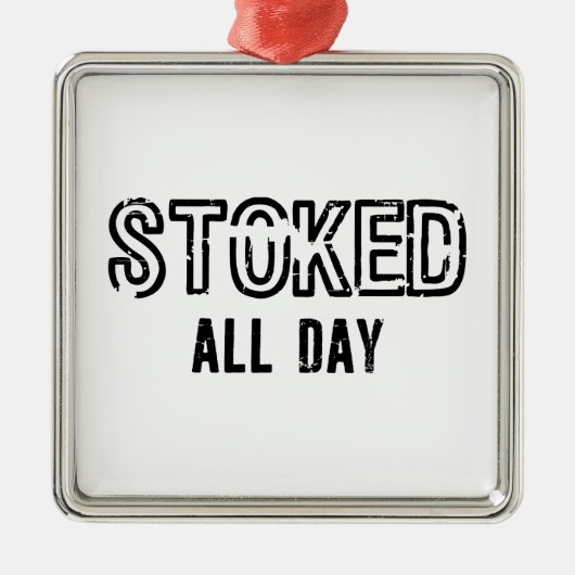 Stoked Metalen Ornament (Voorkant)