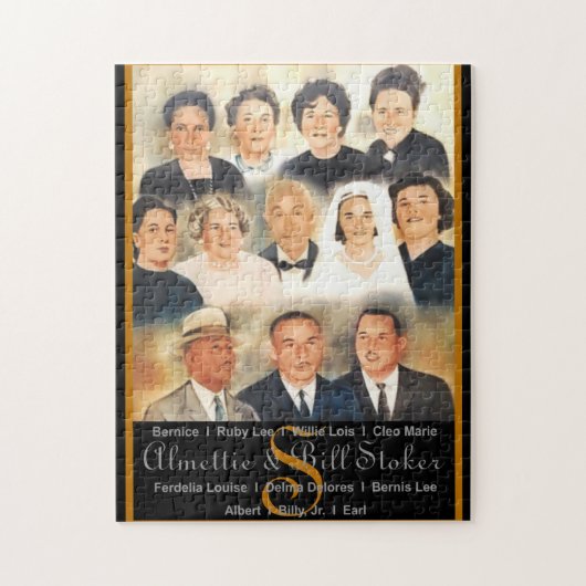 Stoker Family Portret Legpuzzel (Verticaal)