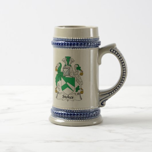 Stokes Family Crest Bierpul (Rechts)