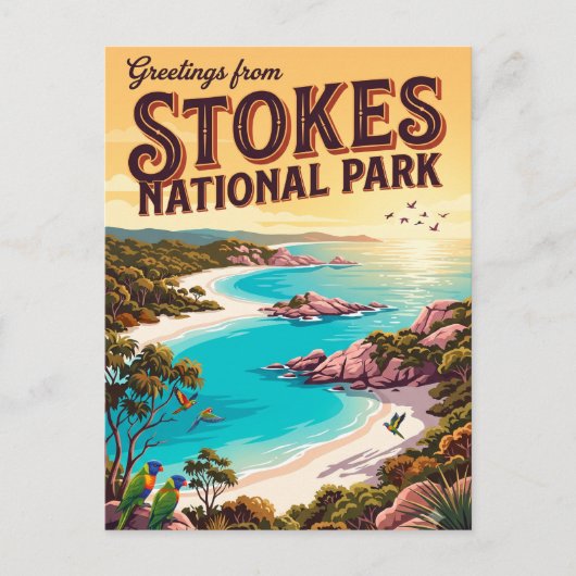 Stokes National Park Australië Briefkaart (Voorkant)