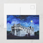 'Stokesay Castle by Moonlight' Briefkaart (Voorkant / Achterkant)