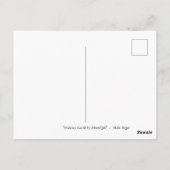 'Stokesay Castle by Moonlight' Briefkaart (Achterkant)