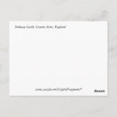 Stokesay Castle Manor House Shropshire Engeland Briefkaart (Achterkant)