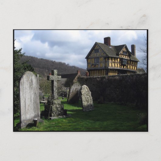 Stokesay Castle Manor House Shropshire Engeland Briefkaart (Voorkant)