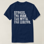 StokesStokes Achternaam Stokes S T-shirt (Design voorkant)