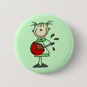 Stokfiguur Bakker Mengt Beslag Ronde Button 5,7 Cm
