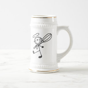 Stokfiguur Chef Met Garde Bierpul