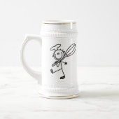 Stokfiguur Chef Met Garde Bierpul (Links)