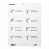 Stokfiguur Chef Met Garde Etiket (Full Sheet)