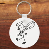 Stokfiguur Chef Met Garde Sleutelhanger (Voorkant)
