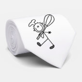 Stokfiguur Chef Met Garde Stropdas (Opgerold)