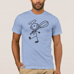 Stokfiguur Chef Met Garde T-shirt