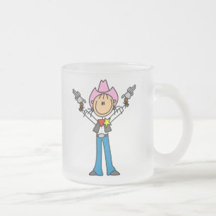 Stokfiguur Cowgirl Sheriff Mok