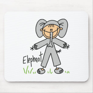 Stokfiguur in olifant pak muismat