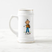 Stokfiguur Jager Bierpul (Links)
