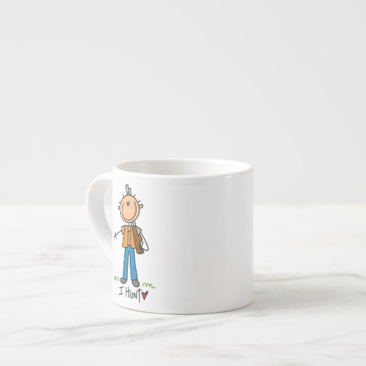 Stokfiguur Jager Espresso Kop (Links)