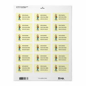 Stokfiguur Jager Etiket (Full Sheet)