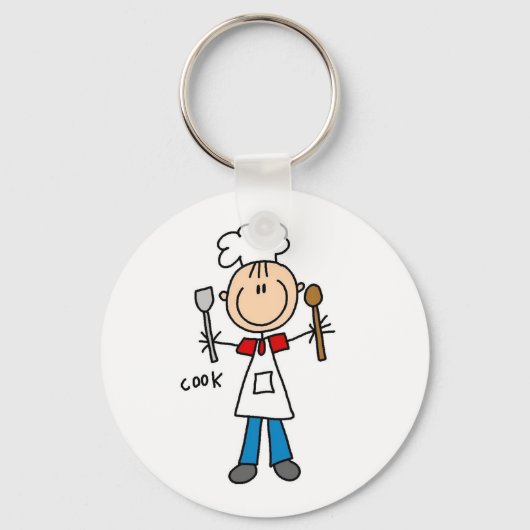 Stokfiguur Kok Sleutelhanger (Voorkant)