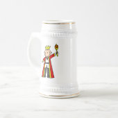 Stokfiguur Koning Bierpul (Voorkant links)