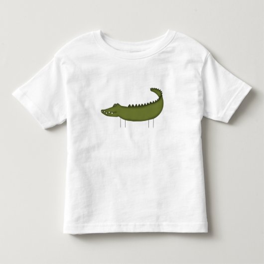 Stokfiguur Krokodil Kinder Shirts (Voorkant)