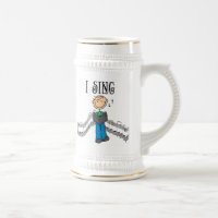 Stokfiguur Man Zingt T-shirts en Cadeaus
