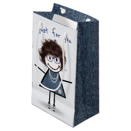 Stokfiguur Meisje Met Sneakers   Klein Cadeauzakje
