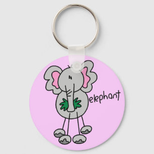 Stokfiguur Olifant T-shirts en Cadeaus Sleutelhanger