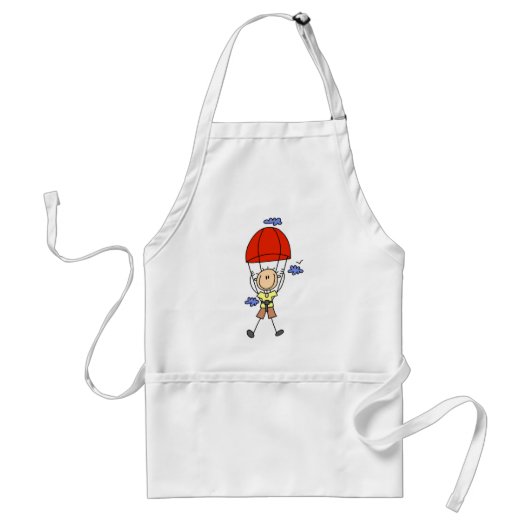 Stokfiguur parachutist schorten (Voorkant)