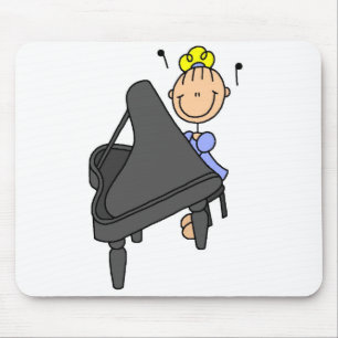 Stokfiguur Piano Muismat