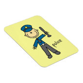 Stokfiguur Politieagent Magneet (Rechterzijde)