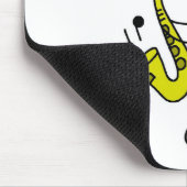 Stokfiguur Saxofoon Muismat (Hoek)