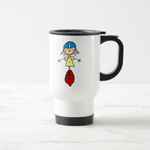 Stokfiguur Skateboarder Mok