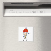 Stokfiguur Skydiven Magneet (Insitu (Vaatwasser))
