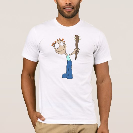 stokfiguur t-shirt (Voorkant)
