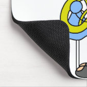 Stokfiguur Tuba Muismat (Hoek)