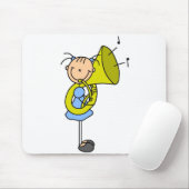 Stokfiguur Tuba Muismat (Met muis)
