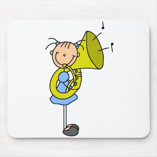 Stokfiguur Tuba Muismat (Voorkant)