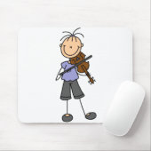 Stokfiguur Viool Muismat (Met muis)