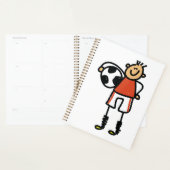 Stokfiguur Voetbal Jongen Voetbalspeler Planner (Display)