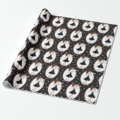 Stokfiguurmeisje met Martini Cadeaupapier (Uitgerold)