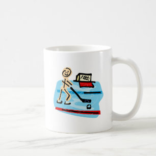 stokfiguurspeler koffiemok
