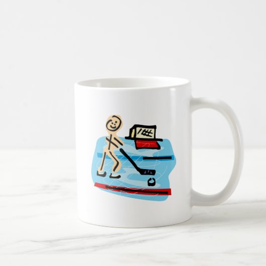 stokfiguurspeler koffiemok (Rechts)
