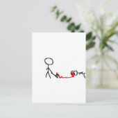 stokgetallen briefkaart (Staand voorkant)