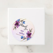 Stokje van Paars   Bedankjes Labels (In situ)