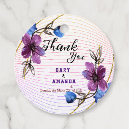 Stokje van Paars   Bedankjes Labels